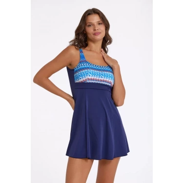 Argento 0341-3017 Kadın Elbiseli Mayo