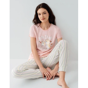 Arnetta 3571-s Kısa Kol Pijama Takımı