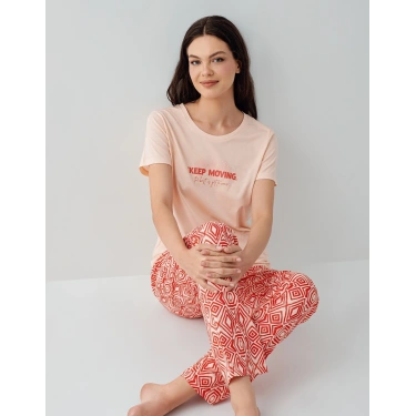 Arnetta 3611-x Kadın Kısa Kol Pijama Takım