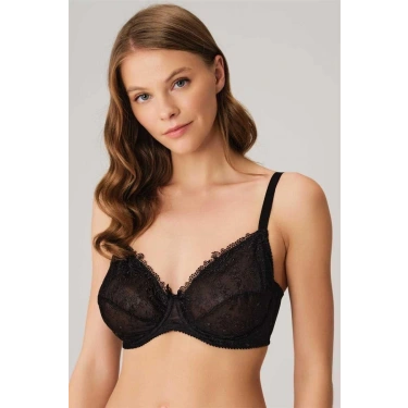 Balenli Desteksiz Dolgusuz Toparlayıcı Dantelli Küçültücü Sütyen