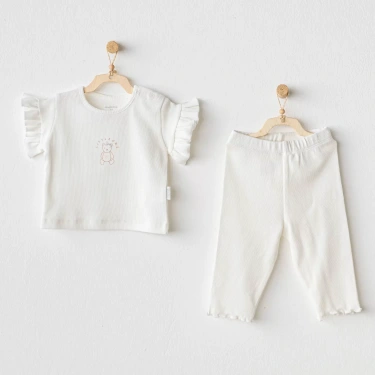 Basic 2li Takım Ekru