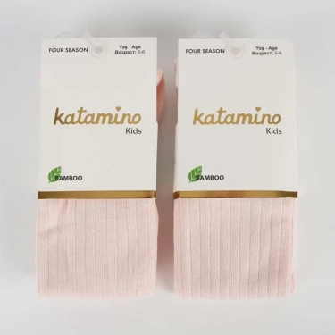 Beyza Kız Bambu Külotlu 1-5 Yaş  Pudra