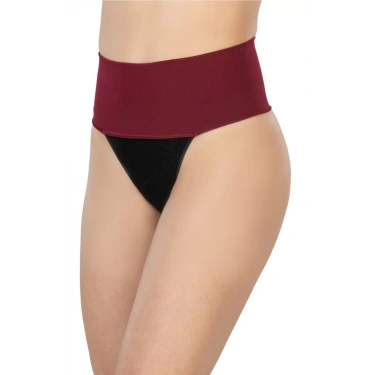 Bordo Mı 2048 Seamless Çift Renk String Korse