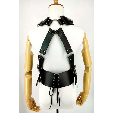 Deri Harness, Şık Deri Kadın Kemer - Brf1419