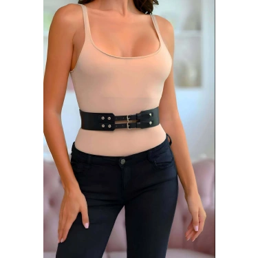 Elbise Kemeri, 2 Tokalı Şık Kadın Kemer - Brf1203