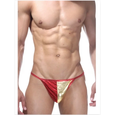 Fantezi Galatasaraylı Sarı Kırmızı Seksi Erkek Stirng - Tanga