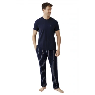 Gömlek Pijama Şort Takım Kadın Ar3578-s