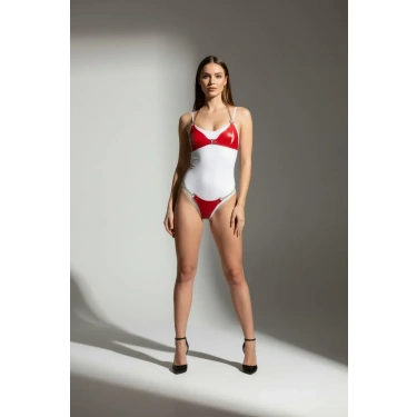 Gümüş Kadın Kemer Zincir Detaylı İnce Vücut Aksesuarı - Brf1424