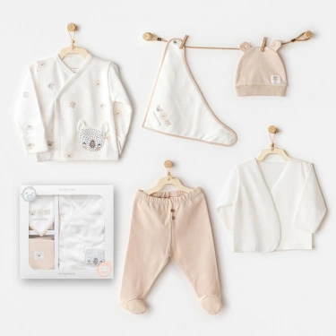 Happy Animals 5li Hastane Çıkışı Ekru