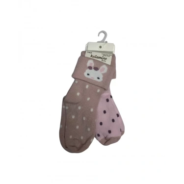 Katamino Lintan 2li Bebek Soket Çorap K46272 Asorti