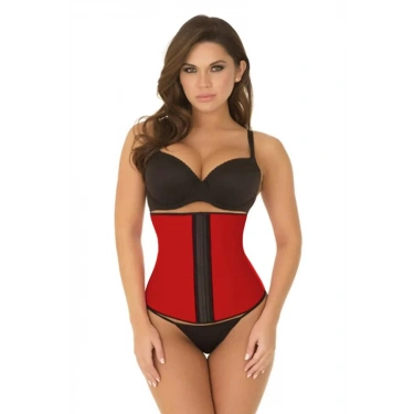 Kırmızı Mı 9161 Terletici Agraflı Bel Korse