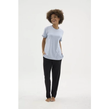 Kocabey Kkt-26156k Kadın O Yaka Pijama Takımı