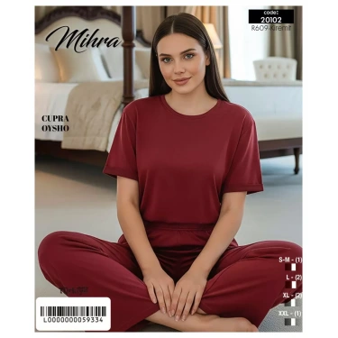 Mihra 20102 Kadın Oysho Kısa Kol Pijama Takımı
