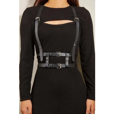 Omuzdan Askılı Delden İki Sıralı Kemer Harness - Brf941