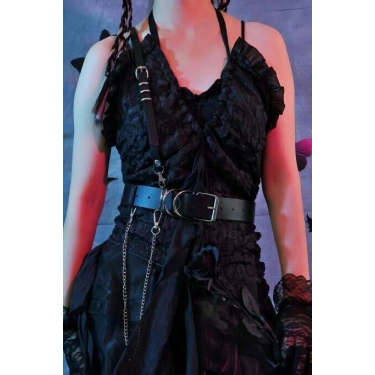 Omuzdan Tek Askılı Deri Harness - Brf939