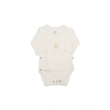 Organic Modal Flying Balloons Kruvaze Uzun Kol Body Bs17121 Ekru