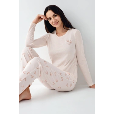 Pierre Cardin 9061-s Kadın Uzun Kol Pijama Takım