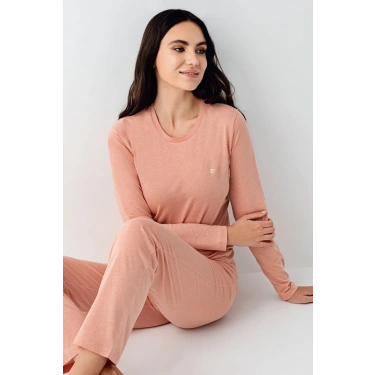 Pierre Cardin 9063-s Kadın Uzun Kol Pijama Takım