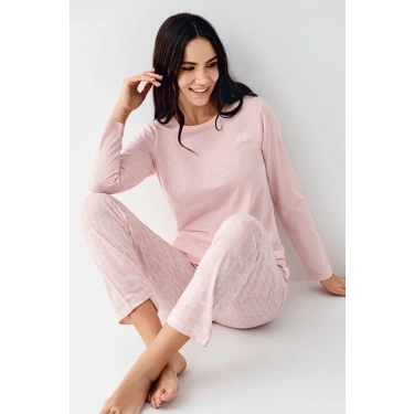 Pierre Cardin 9085-s Kadın Uzun Kol Pijama Takım