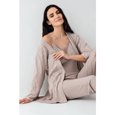 Pierre Cardin 9099-s 3lü Pijama Takımı