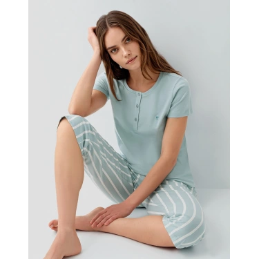 Pierre Cardin 9151-s Kısa Kol Kapri Takım