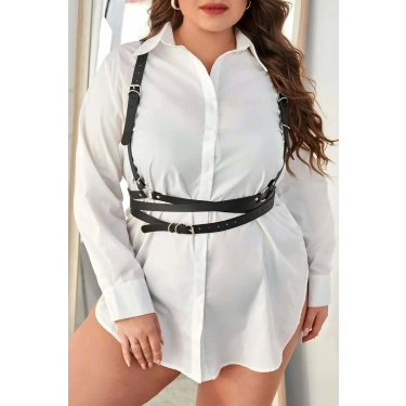 Şık Deri Fantazi Göğüs Harness - Brf932