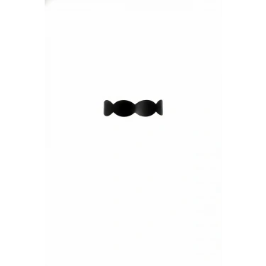 Siyah Kadın Kemer Dalgalı Kesimli Kalın Bel Aksesuarı - Brf1104