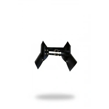 Siyah Kadın Kemer Korse Tipi Çift Tokalı Geniş Bel - Brf1010