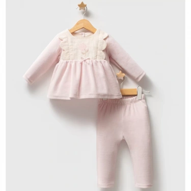 Tongs Baby Etamine 2li Takım 5683 Pembe