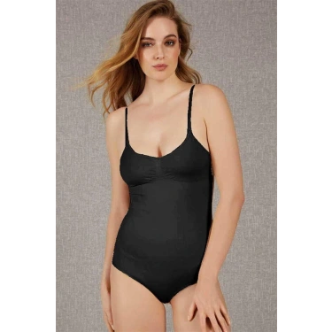 Toparlayıcı Vücut İnceltici Dikişsiz Altı Kancalı Badi Korse