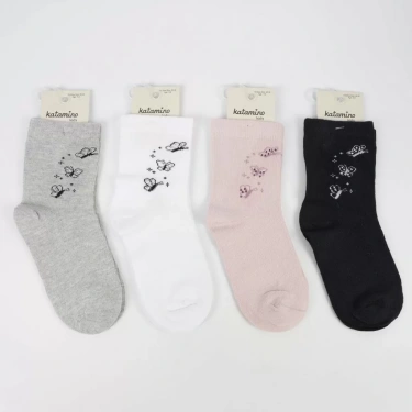 Tutsu Aks Kız Soket Çorap K46319 Asorti
