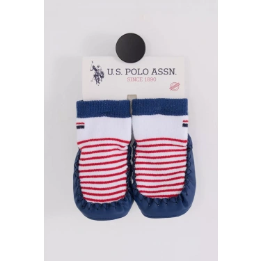U.s. Polo Assn Çarık Çorap Usb2600 Beyaz-lacivert