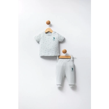 U.s Polo Bebek 2li Takım Usb2311 Su Yeşili