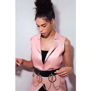 Zincirli Bel Üzeri Şık Harness - Brf365