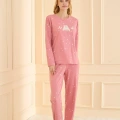 19104 Kadın Uzun Kol Pijama Takımı