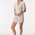 Anıl 11355 Kadın Kısa Kol Gömlek Ve Şort Takım