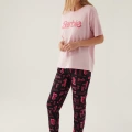 Barbie L1704-s Kadın Kısa Kol Pijama Takımı
