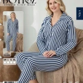 Boyraz 02286 Kadın Süet Uzun Kol Pijama Takımı