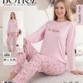 Boyraz 0258 Kadın Sandy Soft Uzun Kol Pijama Takımı
