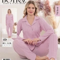 Boyraz 0269 Kadın Patlı Uzun Kol Pijama Takımı