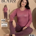 Boyraz 20688 Kadın Milan Uzun Kol Pijama Takımı