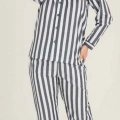 Freshness 4007 Kadın Uzun Kol Çizgili Gaffuriye Pijama Takımı