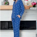 Limissi Desenli Pamuk Viskon Pijama Takımı