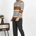 Moda Erkek Uzun Kol Penye Pijama Takım