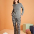 Pjs 28047 Kadın Patlı Pijama Takım