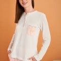 Pjs 28056 Kadın Patlı Pijama Takım