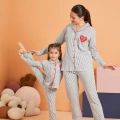 Pjs 28064 Kadın Düğmeli Pijama Takım
