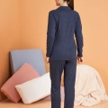 Pjs 28090 Kadın Gömlek Yaka Patlı Pijama Takımı