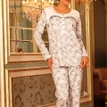 Şahinler Kadın Çiçek Baskılı Pijama 21312