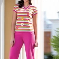 Şahinler Kadın Çizgili Pijama 21414
